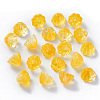 Transparent Baking Paint Glass Beads DGLA-T002-08B-1