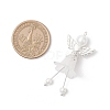 Frosted Acrylic Pendants PALLOY-JF04048-01-2