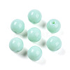 Opaque Solid Color Glass Beads LS-GLAA-N007-8mm-A12-1