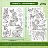 4 Sheets 11.6x8.2 Inch Stick and Stitch Embroidery Patterns DIY-WH0455-174-2