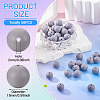 50Pcs Food Grade Eco-Friendly Silicone Beads SIL-TA0002-89B-4