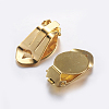 Brass Clip-on Earring Settings X-KK-K197-67-2