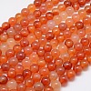 Natural Carnelian Beads Strands G-N0006-10mm-17-4