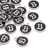 Platinum Plated Alloy Charms LS-ENAM-S118-02B-P-4