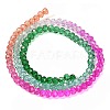 Transparent Painted Glass Beads Strands LS-DGLA-A034-T3mm-A03-5