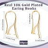 Beebeecraft 30Pcs Brass Dangle Earring Findings KK-BBC0008-54-2