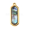 Paua Shell Pendants SSHEL-B145-01A-G-1