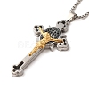 Gothic 201 Stainless Steel Pendants Necklaces NJEW-K260-01G-2