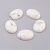 Natural Howlite Flat Back Cabochons G-G741-30x40mm-19-1