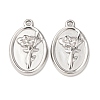 304 Stainless Steel Pendants STAS-I358-12P-04-1