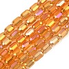 Electroplate Glass Beads Strands EGLA-D031-01S-1