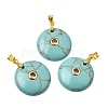 Synthetic Turquoise Pendants GG-CBA260E-03G-13-1