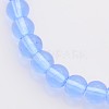 Transparent Round Glass Beads Strands X-G02Q9083-3