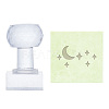 Clear Acrylic Soap Stamps DIY-WH0477-003-1