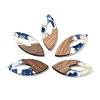 Resin and Walnut Pendants FIND-R051-12C-1