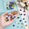 60Pcs Handmade Millefiori Glass Heart Beads LK-HY0001-01-3
