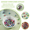  54Pcs 9 Colors Opaque Resin Beads RESI-NB0001-88-4