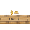 Iron Ribbon Crimp Ends IFIN-TAC001-06A-G-6