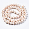 Electroplate Glass Beads Strands EGLA-A034-P10mm-A17-2