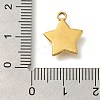 Ocean Theme 304 Stainless Steel Pendants STAS-Z092-06G-07-3