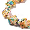 Synthetic Turquoise Dyed Beads Strands G-P507-05S-2