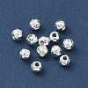 304 Stainless Steel Hammered Round Spacer Beads SA-CBA37BC-01E-S-2