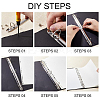 A4 Steel Binding Combs DIY-GF0014-03A-6