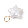 3Pcs 3 Styles Natural Keshi Pearl Pendants PALLOY-JF04240-6