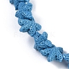 Synthetic Coral Dyed Carved Beads Strands CORA-K009-06A-07-3
