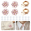 Alloy Cufflinks & 4-Hole Plastic Buttons HJEW-NB00249-1