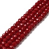 Imitation Jade Glass Bead Strands GLAA-F001-6x4mm-29-1