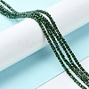Synthetic Green Goldstone Beads Strands G-F748-P03-01-2