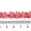 Synthetic Coral Dyed Carved Beads Strands CORA-K009-06A-08-4