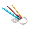 Aluminum Crochet Hooks Keychain KEYC-JKC01013-05-4