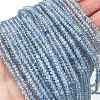 Natural Aquamarine Beads Strands LS-G-L587-B02-01-1