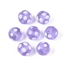 Frosted Handmade Lampwork Beads LAMP-Q039-10E-1
