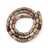 Natural Shoushan Stone Beads Strands G-N346-01A-07-3
