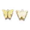 Alloy Acrylic Pendants ENAM-R136-01D-5