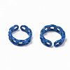 Spray Painted Alloy Cuff Rings X-RJEW-T011-29D-RS-2
