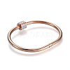 304 Stainless Steel Bangles BJEW-P254-16-4