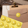 12 Sheets PET Adhesive Wax Seal Stickers DIY-WH0451-041-6