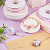 10 Yards Flat Polycotton(Polyester Cotton) Ribbon OCOR-TAC0030-01A-7