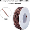 BENECREAT Round Aluminum Wire AW-BC0003-32E-0.8mm-3