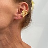 Iron & Alloy Cuff Earrings EJEW-G437-01C-1