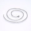 304 Stainless Steel Cable Chain Necklaces NJEW-P226-02P-06-1