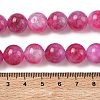 Dyed Natural Malaysia Jade Beads Strands G-G021-01D-12-2