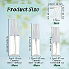 120Pcs 3 Styles Plastic Travel Spray Bottles AJEW-OC0005-07B-2