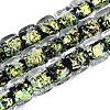Handmade Foil Glass Beads Strands FOIL-Q002-04A-1