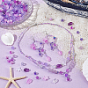 Transparent Spray Painted Glass & Acrylic Beads Kits GLAA-NB0001-82-4