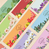 Realistic Flower & Fruit & Leaf Pattern Soap Paper Tag DIY-WH0399-69L-6